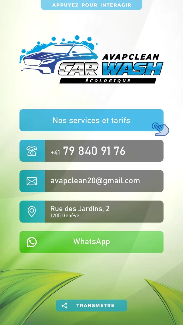 Avap Clean - CarWash (e-card)
