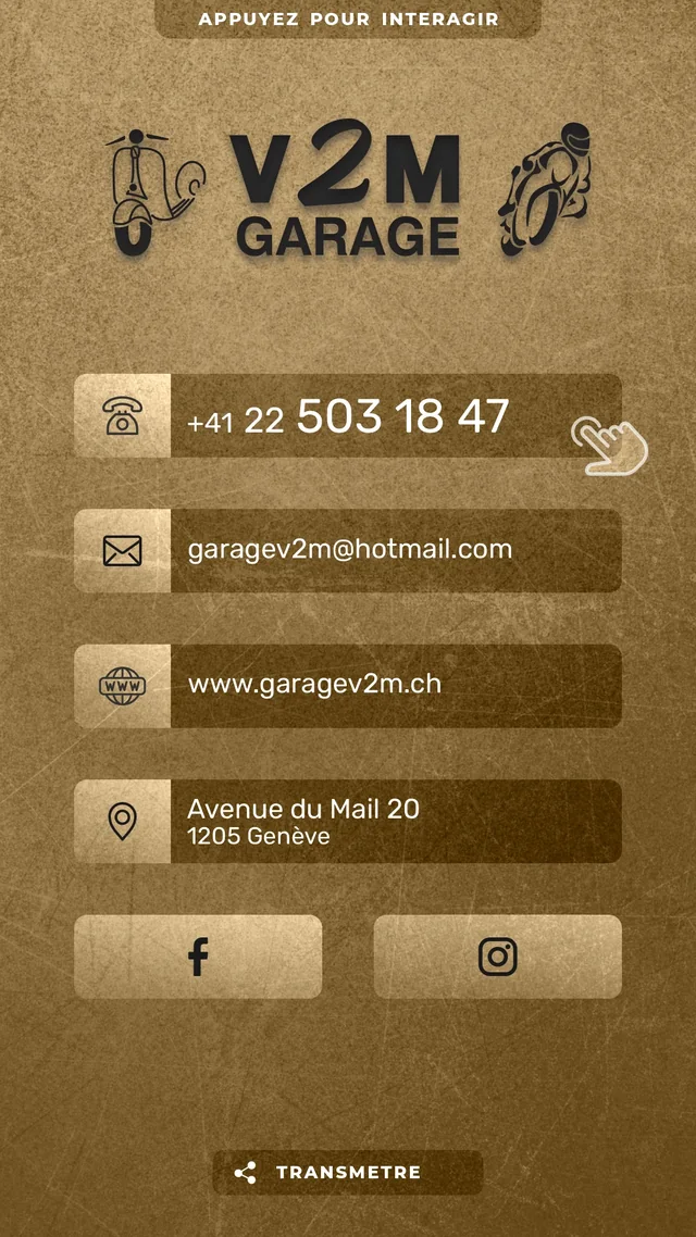 Garage V2M (e-card)