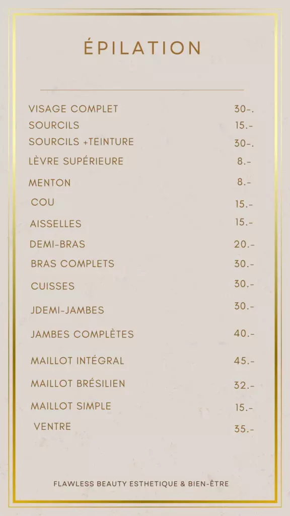 Flawless Beauty Prix